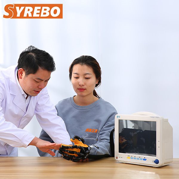 Syrebo نرم نیومیٹک دستانے برائے ہاتھ کی بحالی SY-HR06E